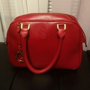 Lauren Ralph Lauren Red Handbag